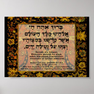 Affiche Blessing for Hand Washing