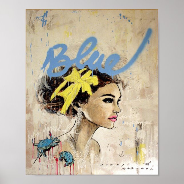 Affiche bleu (Devant)