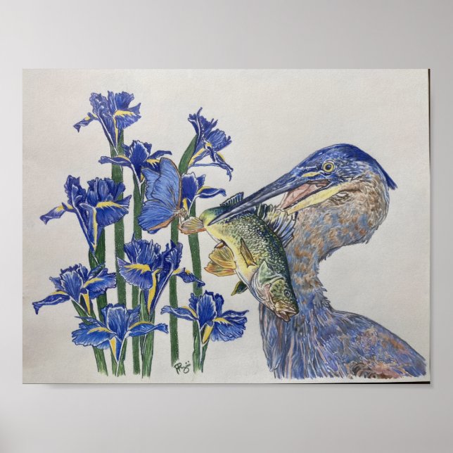 Affiche Bleu (Devant)