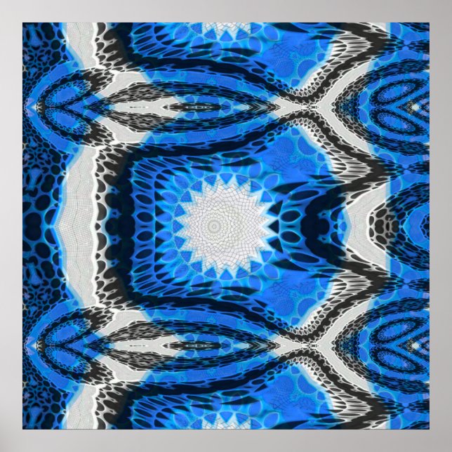 Affiche Bleu atomique (Devant)