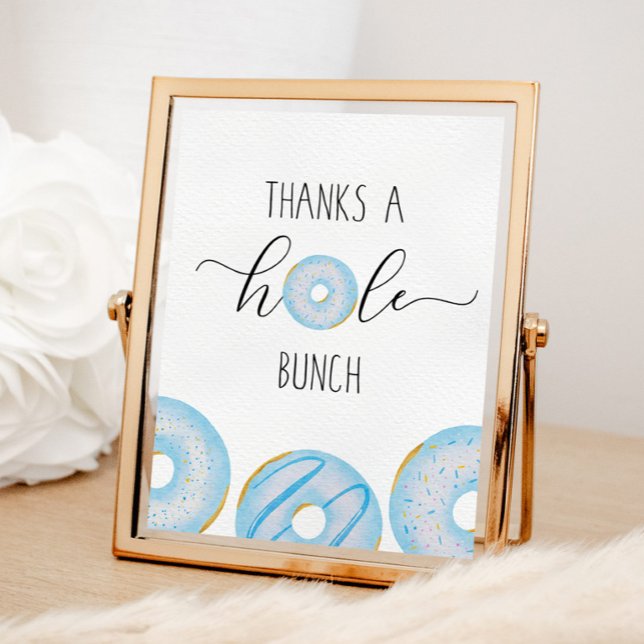 Affiche Bleu beigne grâce à un tas de trous (Créateur téléchargé)