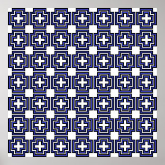 Affiche Bleu C&S