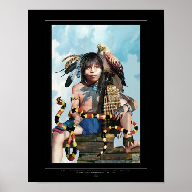 Affiche Bleu Chaco (Devant)