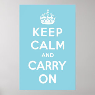 Affiche Bleu de ciel