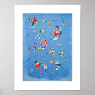 Affiche Bleu de ciel par Wassily Kandinsky