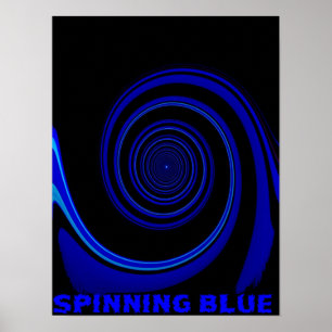 AFFICHE BLEU DE ROTATION