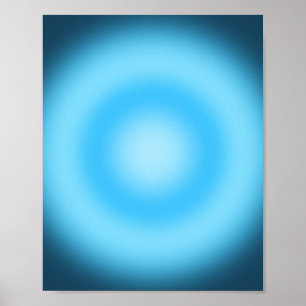 Affiche Bleu dégradé