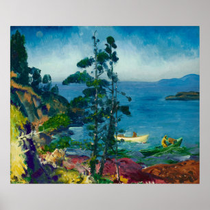 Affiche Bleu du soir par George Bellows (1916)