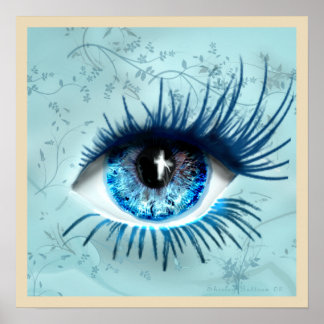 Affiche Bleu en face