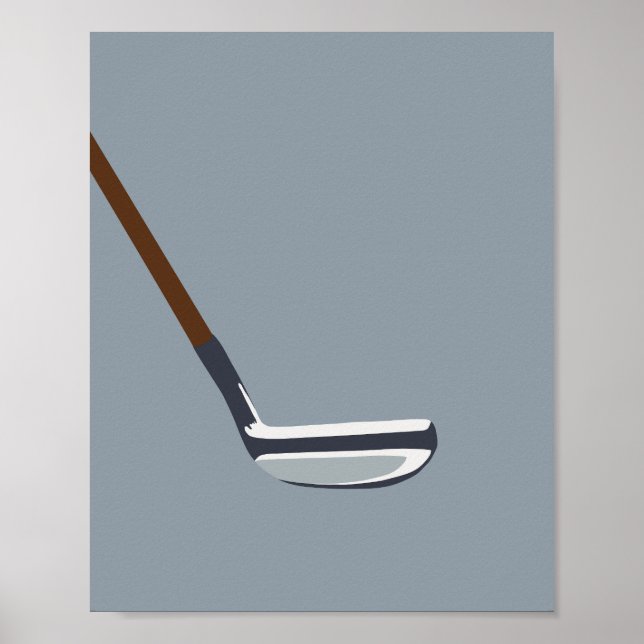 Affiche Bleu Golf (Devant)