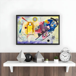 Affiche Bleu jaune-rouge, 1925 par Wassily Kandinsky