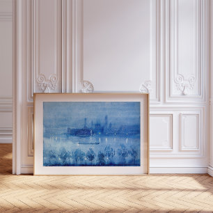 Affiche Bleu Night, Londres   Joseph Pennell