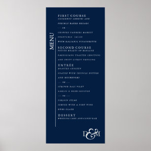 Affiche Bleu nuit polaire