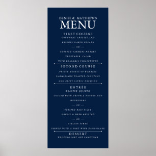 Affiche Bleu nuit polaire