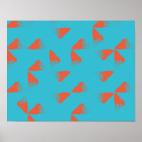 Bleu, orange, dynamique, motif géométrique tendanc