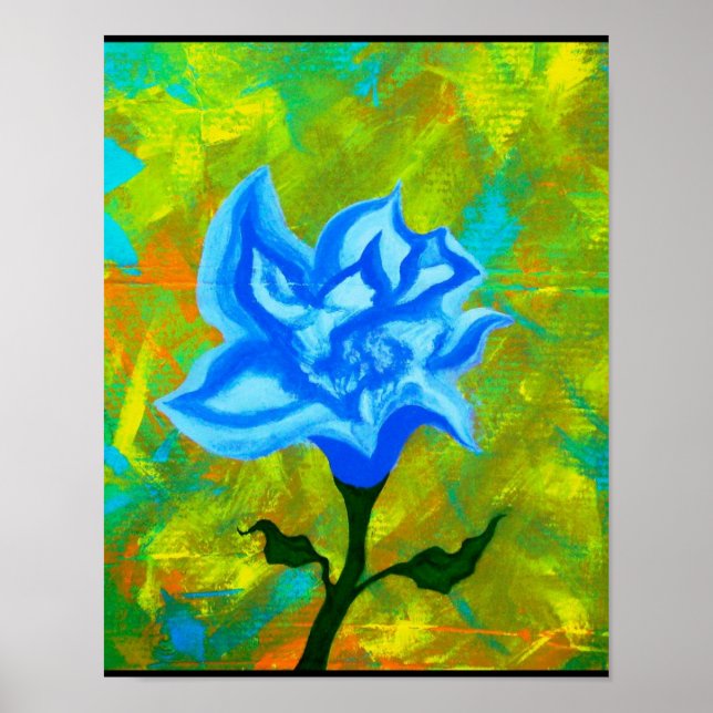 Affiche Bleu Ouvert (Devant)
