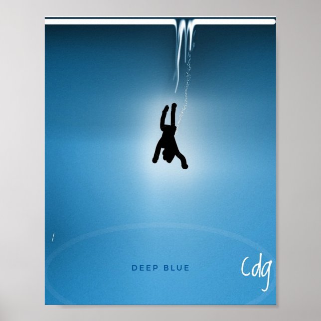 Affiche Bleu Profond (Devant)