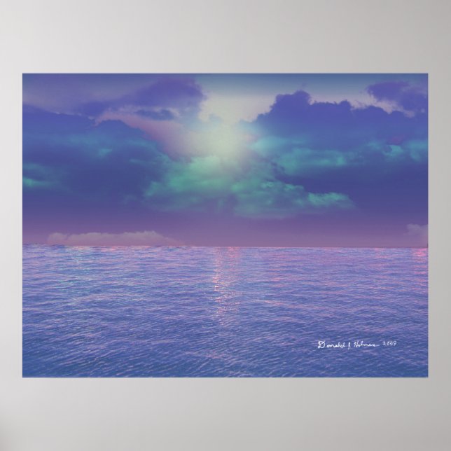 Affiche Bleu réel (Devant)