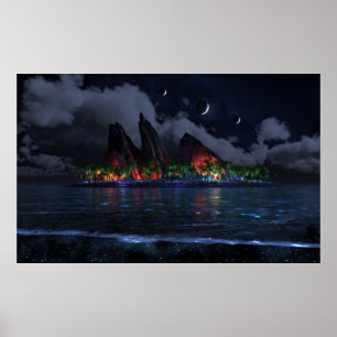 Affiche Bleu sans fin (Nuit)