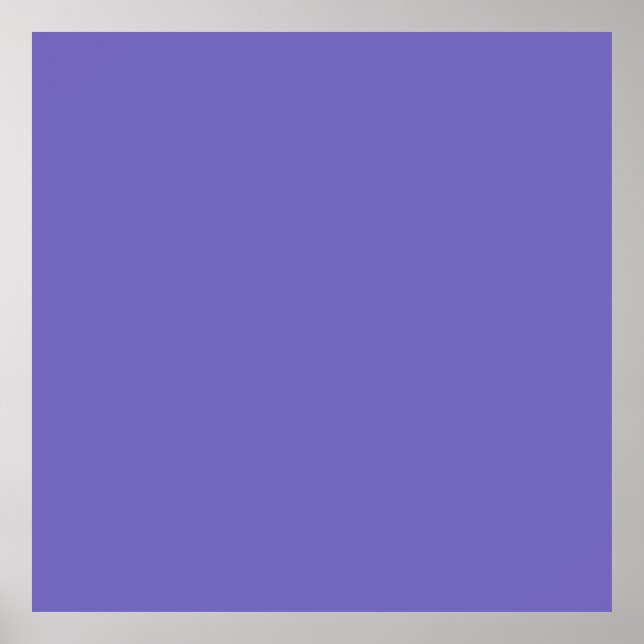 Affiche Bleu-violet (Crayola) (couleur unie)  (Devant)