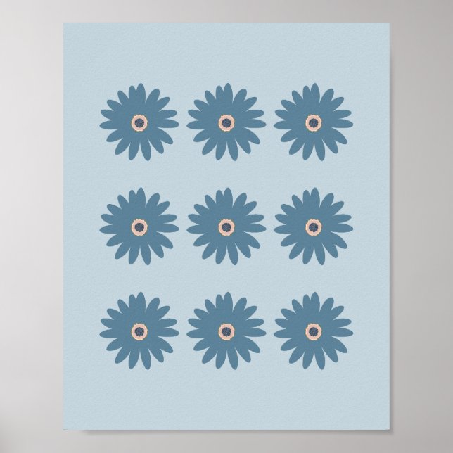 Affiche Bleue Daisy (Devant)