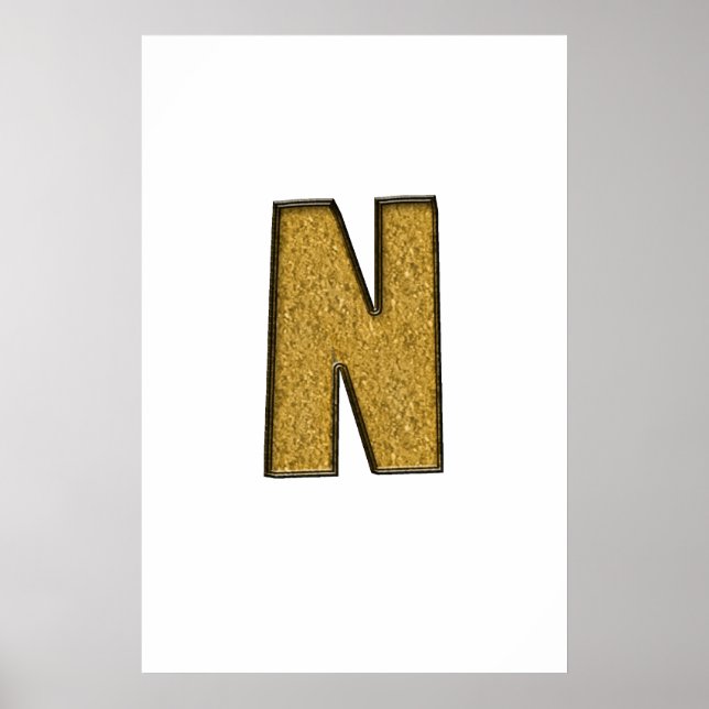 Affiche Bling Gold N (Devant)
