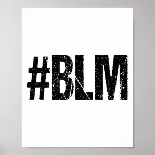 Affiche #blm Black Lives Problème Inspirational Vintage Re