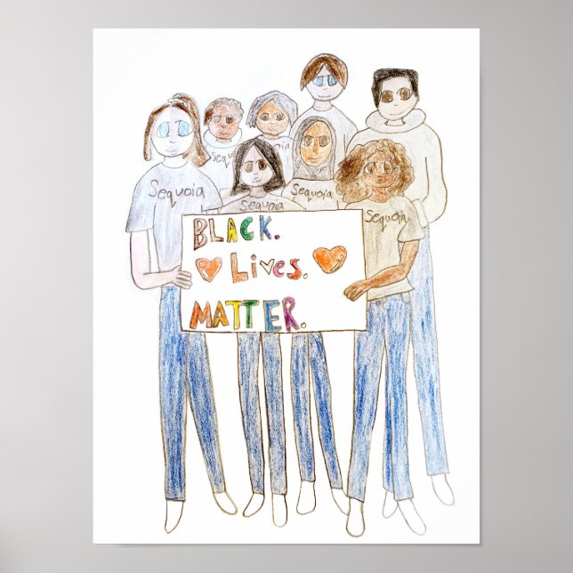 Affiche BLM design Ninh-An Kimmons (Devant)