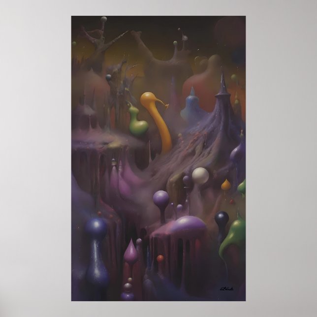 Affiche Blobular Report from Galactic Central (Devant)