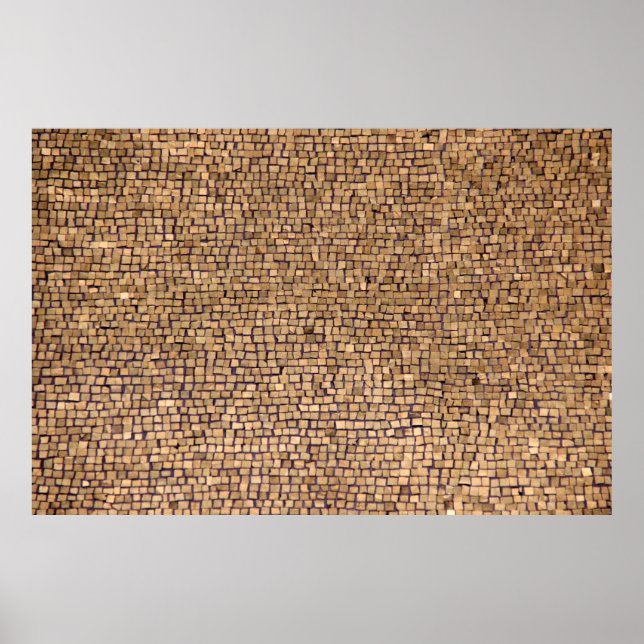 Affiche Bloc de briques Brown (Devant)