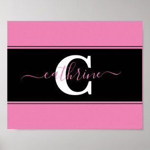 Affiche Bloc de couleur personnalisé