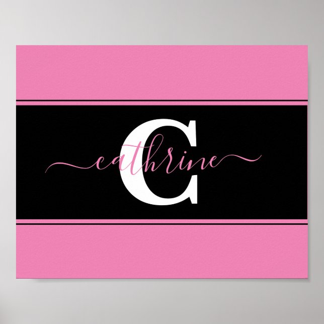 Affiche Bloc de couleur personnalisé    (Devant)