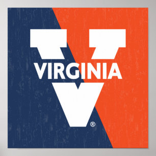Affiche Bloc de couleur Virginia Cavaliers