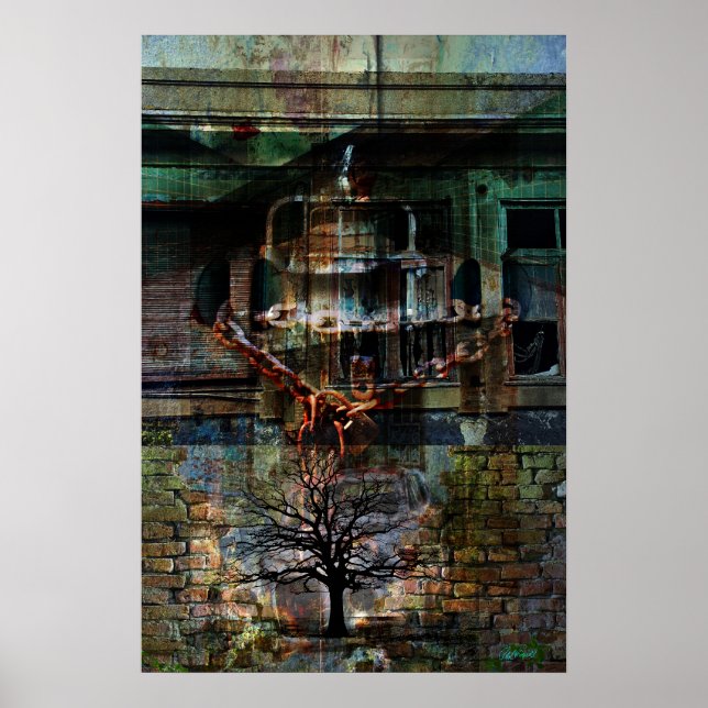 Affiche Bloc verrouillé (Devant)