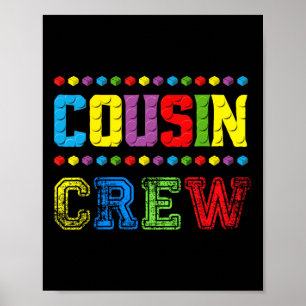 Affiche Blocs de construction de l'équipage de Cousin Mast