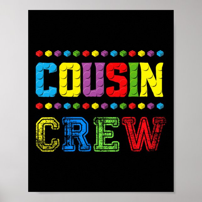 Affiche Blocs de construction de l'équipage de Cousin Mast (Devant)