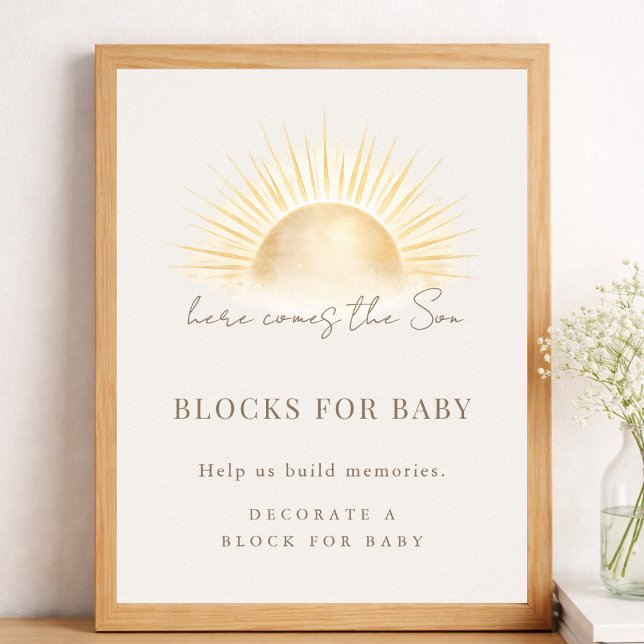 Affiche Blocs de faire-part de naissance pour bébé garçon  (Créateur téléchargé)