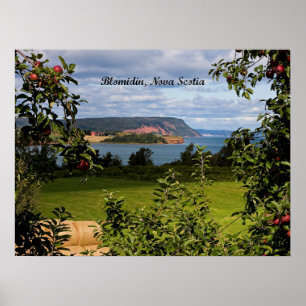 Affiche Blomidin, Nouvelle-Écosse, Canada