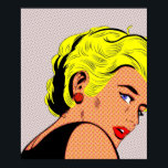 Affiche blonde fille Pop Art femme Vintage Comic Girl pop<br><div class="desc">blonde fille Pop Art femme Vintage Comic Girl pop art femme blonde modèle Poster Anime Cartoon Comic Fiction Manga</div>