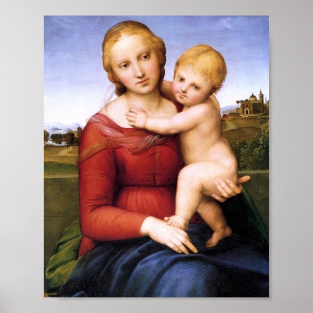 Affiche Blonde Madonna et Baby Jesus (Devant)