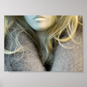 Affiche Blonde Mannequin