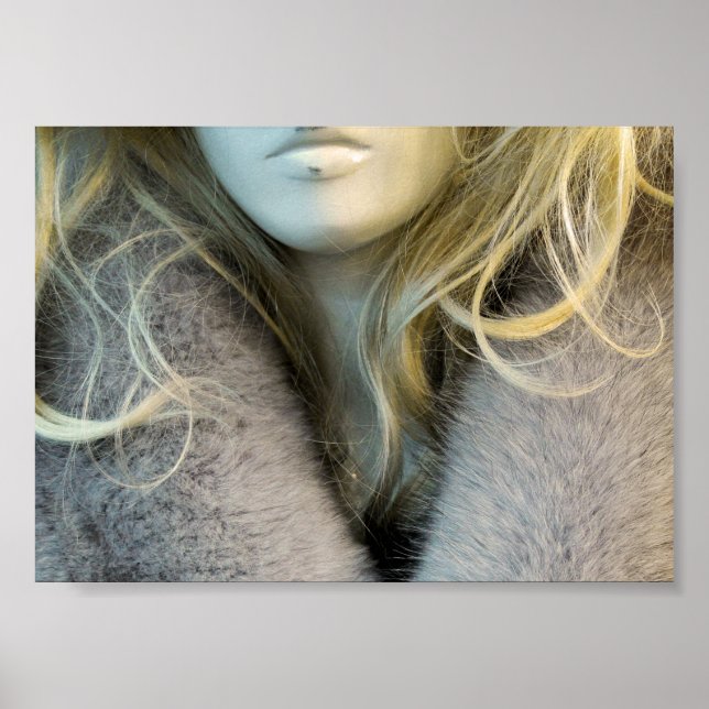 Affiche Blonde Mannequin (Devant)