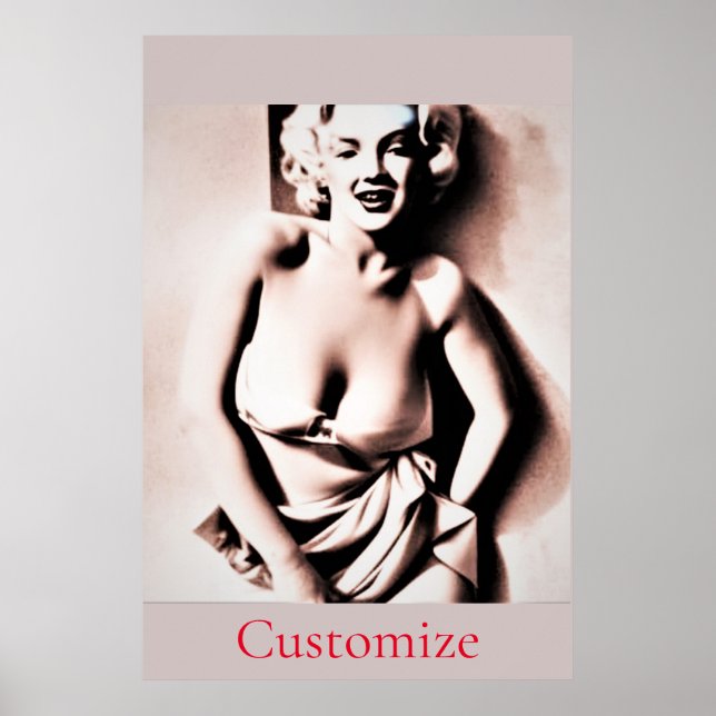 Affiche Blonde vintage Thunder_Cove (Devant)