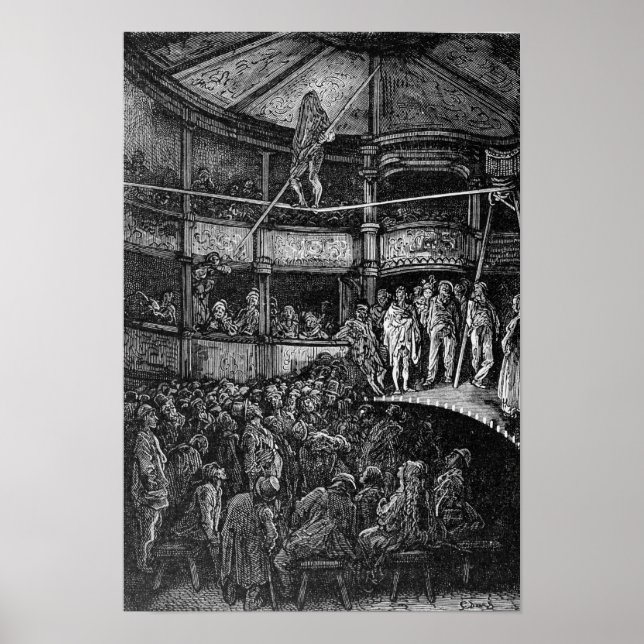 Affiche Blondin à Shoreditch (Devant)