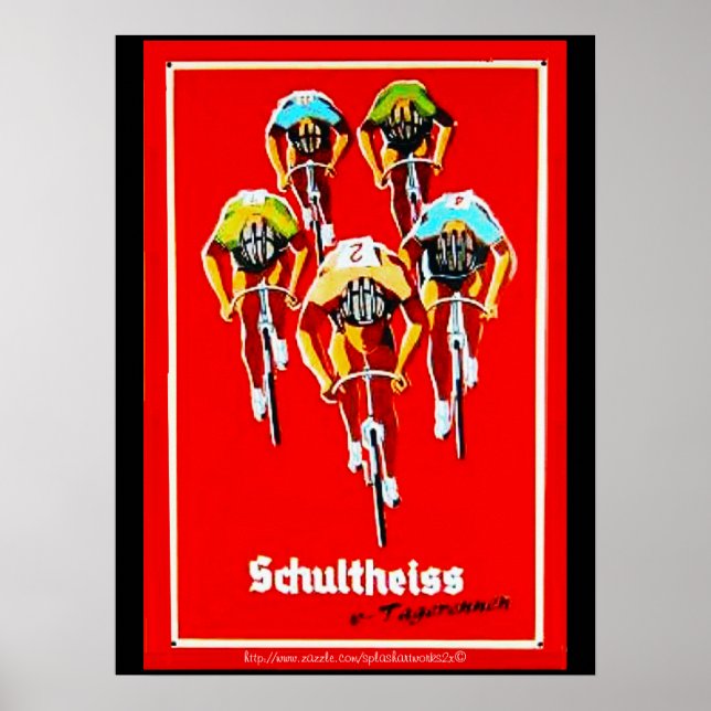Affiche "Blood Sweat & Gears & the Tour de France" (Devant)