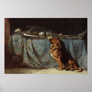 Affiche Bloodhound du 19e siècle