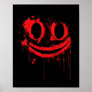 Affiche Bloody Halloween Costume I Blood Splatz Sourire