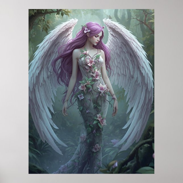 Affiche Blooming Forest Angel (Devant)