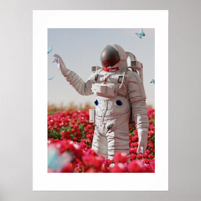 Affiche Blossom & Astronaut (Devant)