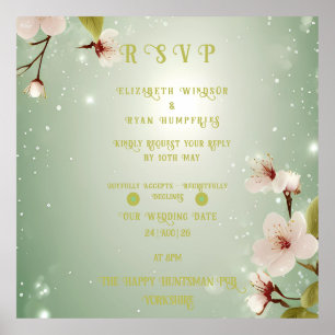 Affiche Blossoms of Love" Collection Faire-part de mariage